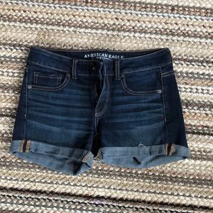 American Eagle Super Stretch Midi Shorts